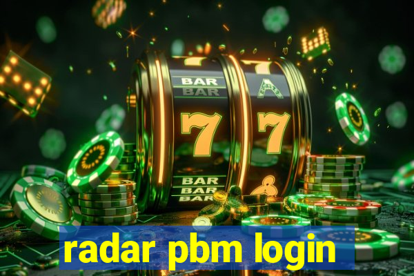 radar pbm login